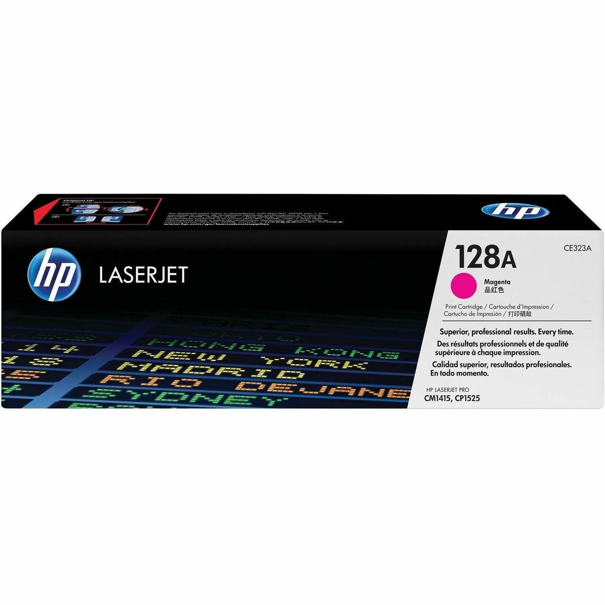 HP 128A Original Laser Toner Cartridge - Single Pack - Magenta - 1 Each - 1300 Pages