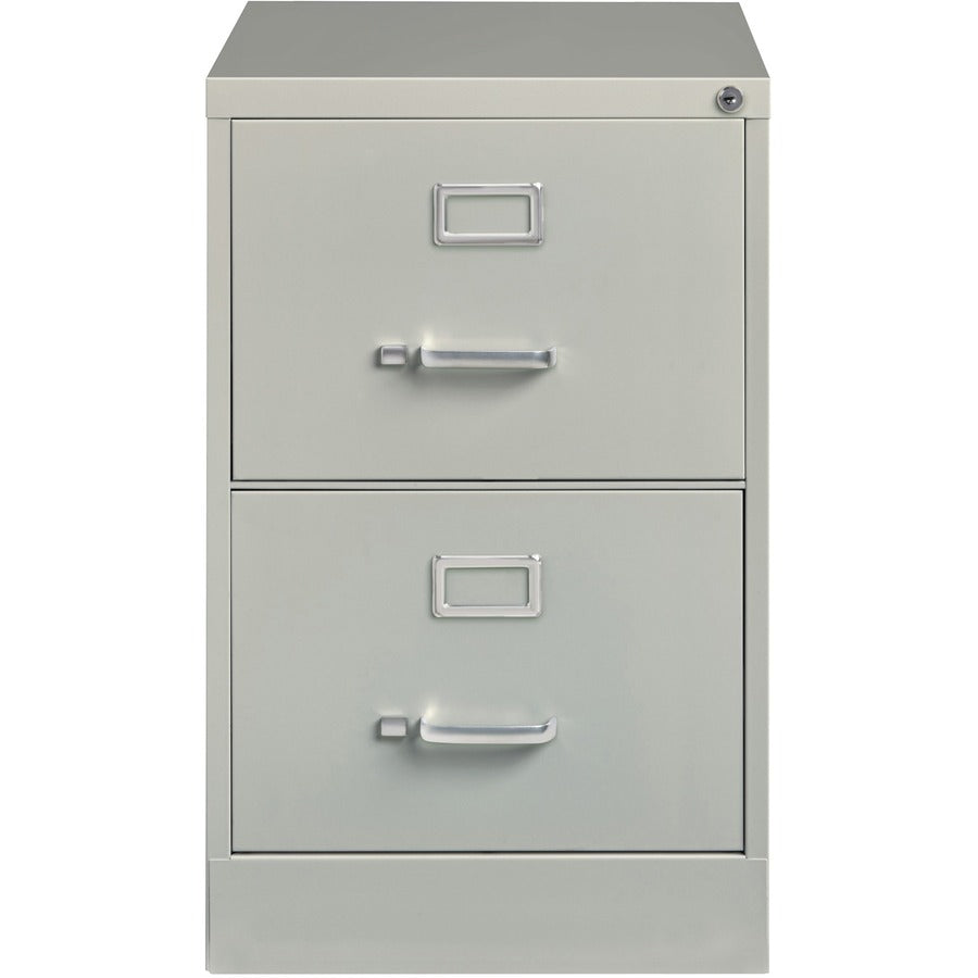 Lorell Fortress Series 26-1/2" Commercial-Grade Vertical File Cabinet - 18" Width x 26.5" Depth x 28.4" Height - 2 x Dra