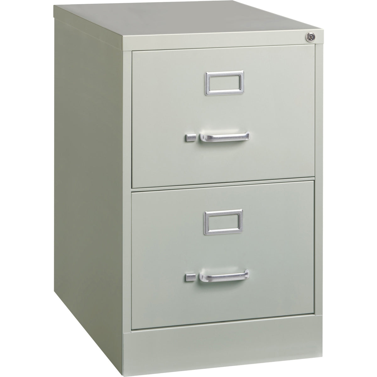 Lorell Fortress Series 26-1/2" Commercial-Grade Vertical File Cabinet - 18" Width x 26.5" Depth x 28.4" Height - 2 x Dra