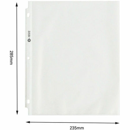 Business Source Sheet Protectors - 3.3 mil Thickness - For Letter 8 1/2" x 11" Sheet - 3 x Holes - Ring Binder - Top Loa