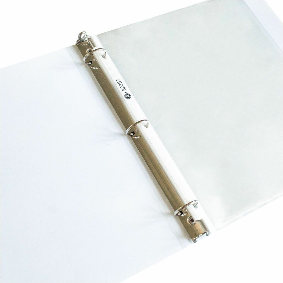 Business Source Sheet Protectors - 2.4 mil Thickness - For Letter 8 1/2" x 11" Sheet - 3 x Holes - Ring Binder - Top Loa
