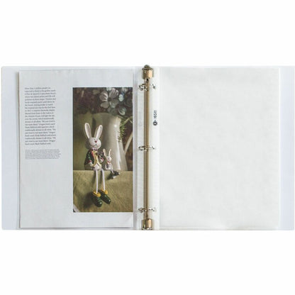 Business Source Sheet Protectors - 5 mil Thickness - For Letter 8 1/2" x 11" Sheet - 3 x Holes - Ring Binder - Top Loadi