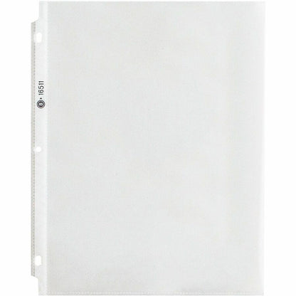 Business Source Sheet Protectors - 5 mil Thickness - For Letter 8 1/2" x 11" Sheet - 3 x Holes - Ring Binder - Top Loadi