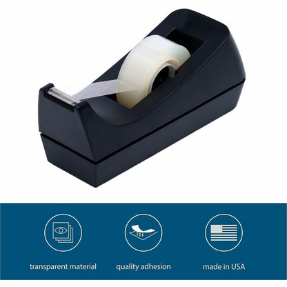 Business Source All-purpose Transparent Glossy Tape - 27.78 yd Length x 0.75" Width - 1" Core - Clear - For Sealing, Men