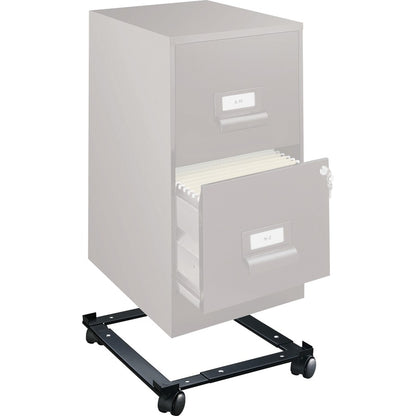 Lorell Commercial-Grade File Caddy - 400 lb Load Capacity - 4 Casters - Steel - 16.63" Width x 11.40" Depth x 4" Height 