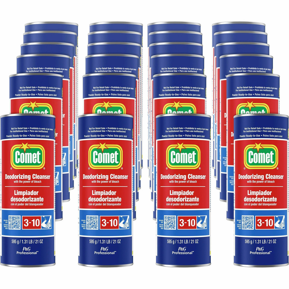 Comet Deodorizing Cleanser - For Multipurpose - 21 oz (1.31 lb) - Recommended For: Stain Remover - Deodorize - Clear - 2