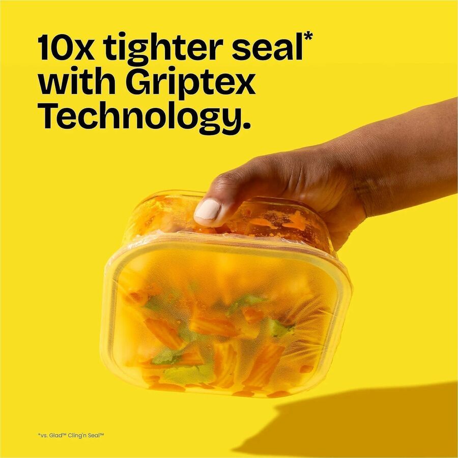 Glad 70 Square Foot Press'n Seal Food Plastic Wrap - 11.80" Width x 71.10 ft Length - Durable, Freezer Safe, Microwave S