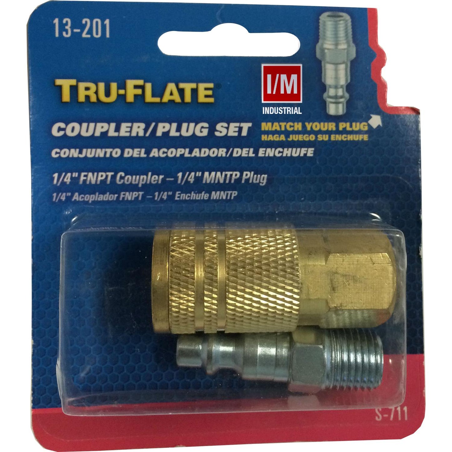 Coupler/Plug Set 1/4"I/M