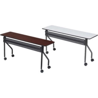 Iceberg OfficeWorks 68067 Mobile Training Table - Rectangle Top - 72" Table Top Length x 18" Table Top Width x 0.75" Tab