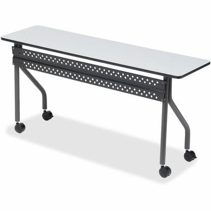 Iceberg OfficeWorks 68067 Mobile Training Table - Rectangle Top - 72" Table Top Length x 18" Table Top Width x 0.75" Tab