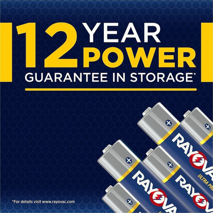 Rayovac Ultra Pro Alkaline AA Batteries - For Multipurpose - AA - 1.5 V DC - 8 / Pack