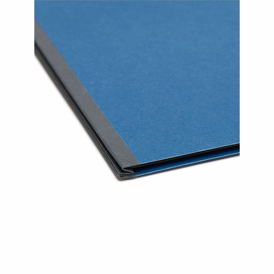 Smead SafeSHIELD 2/5 Tab Cut Letter Recycled Classification Folder - 8 1/2" x 11" - 2" Expansion - 2 x 2S Fastener - 2 P
