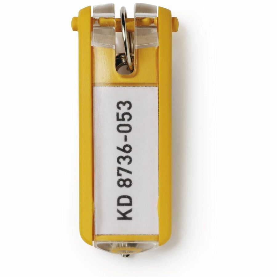 DURABLE Label Window Key Tags - Assorted - 24 / Pack