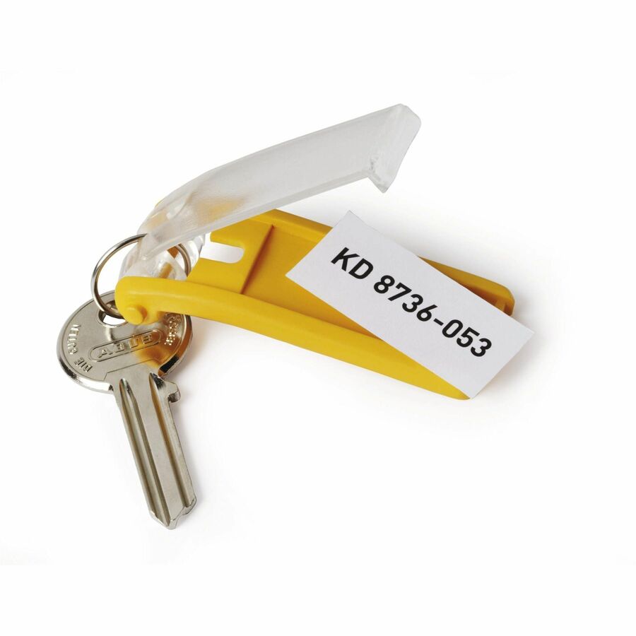 DURABLE Label Window Key Tags - Assorted - 24 / Pack
