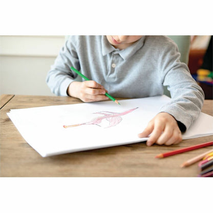 Pacon® Standard-Weight Drawing Paper - 500 Sheets - Plain - 12" x 18" Sheet Size - White Paper - 1 Ream