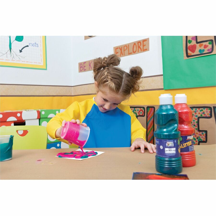 Creativity Street No-Spill Round Paint Cups With Colored Lids - Assorted - 1 Set