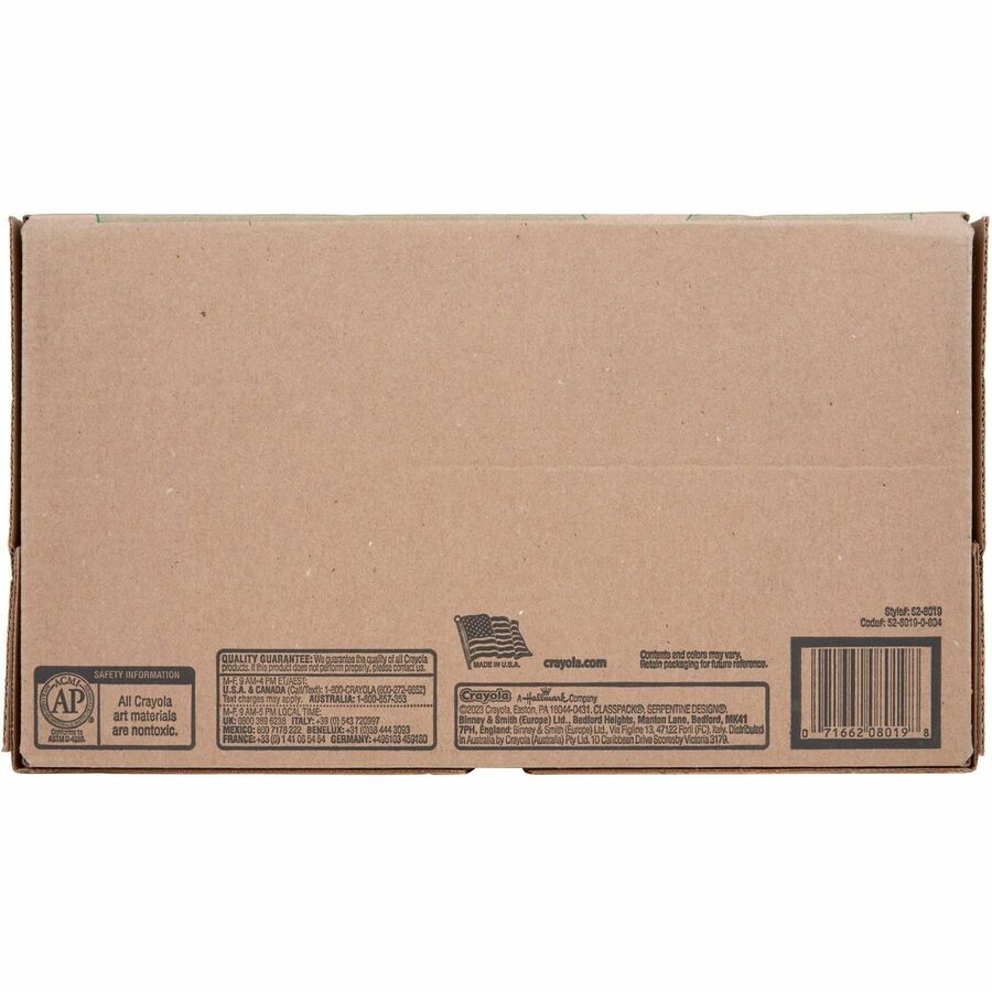 Crayola 64-Color Crayon Classpack - Assorted - 1 Box