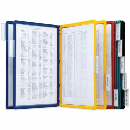 DURABLE Vario Wall Reference Systems - 10 Panels - Support Letter 8.50" x 11" Media - Metal - 1 Each