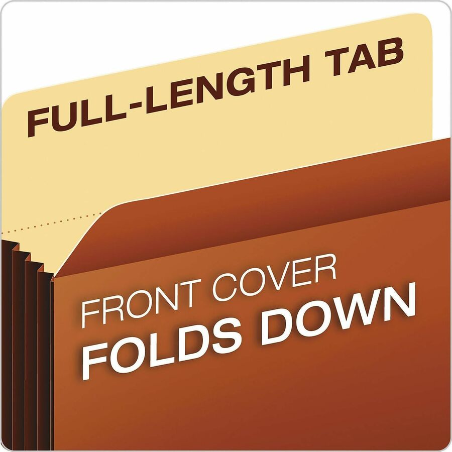 Pendaflex Legal Expanding File - 8 1/2" x 14" - 800 Sheets Capacity - 3 1/2" Expansion - Top Tab Location - 12.5 pt. - R