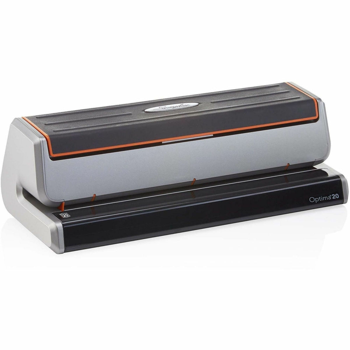 Swingline Optima 20 Electric Punch - 3 Punch Head(s) - 20 Sheet - 9/32" Punch Size - 5" Width x 11.5" Depth x 3.8" Heigh