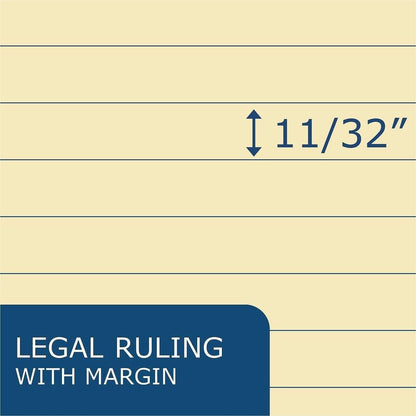 Roaring Spring Recycled Legal Pad - 40 Sheets - 80 Pages - Printed - Stapled/Tapebound - Both Side Ruling Surface - 12 /