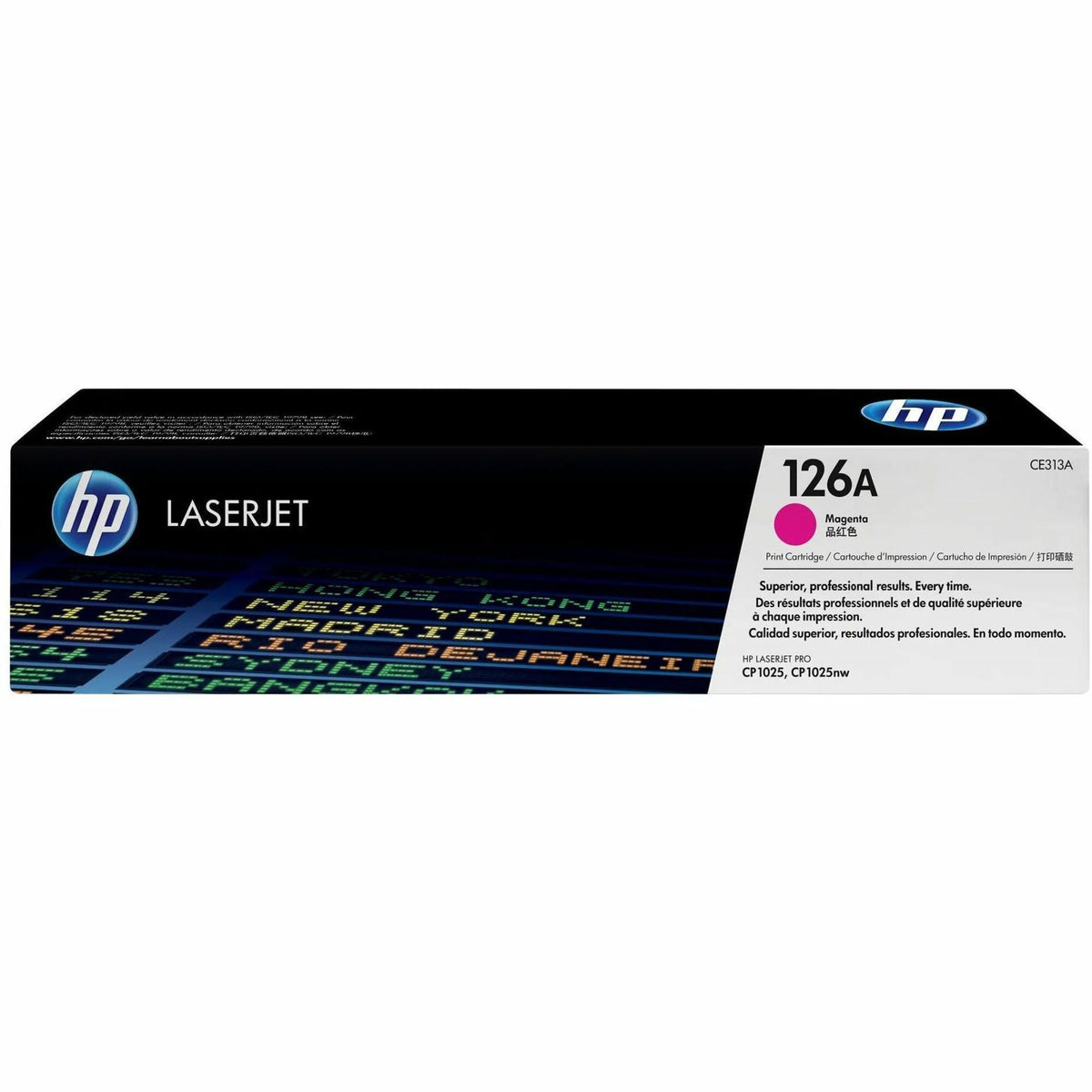 HP 126A Original Standard Yield Laser Toner Cartridge - Single Pack - Magenta - 1 Each - 1000 Pages