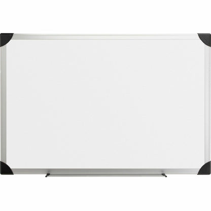 Lorell Dry-erase Board - 48" (4 ft) Width x 36" (3 ft) Height - White Styrene Surface - Aluminum Frame - Ghost Resistant