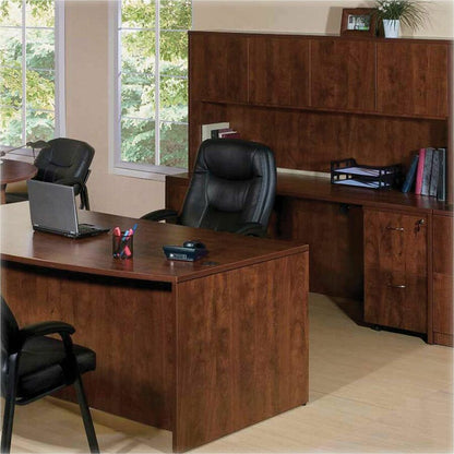 Lorell Essentials Round Conference Table Base - 29" Height x 29.5" Width x 29.5" Depth - Material: Wood - Finish: Cherry