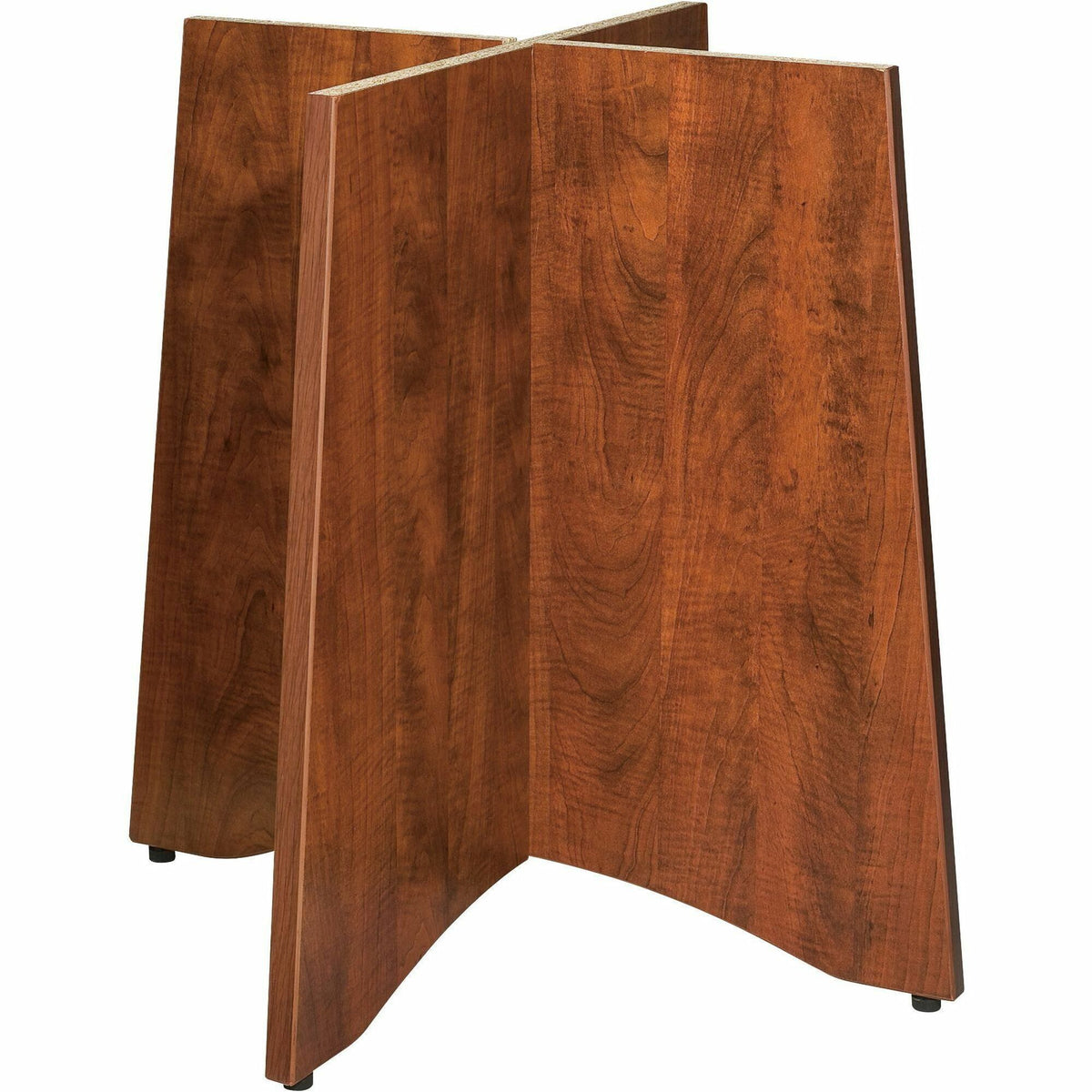 Lorell Essentials Round Conference Table Base - 29" Height x 29.5" Width x 29.5" Depth - Material: Wood - Finish: Cherry