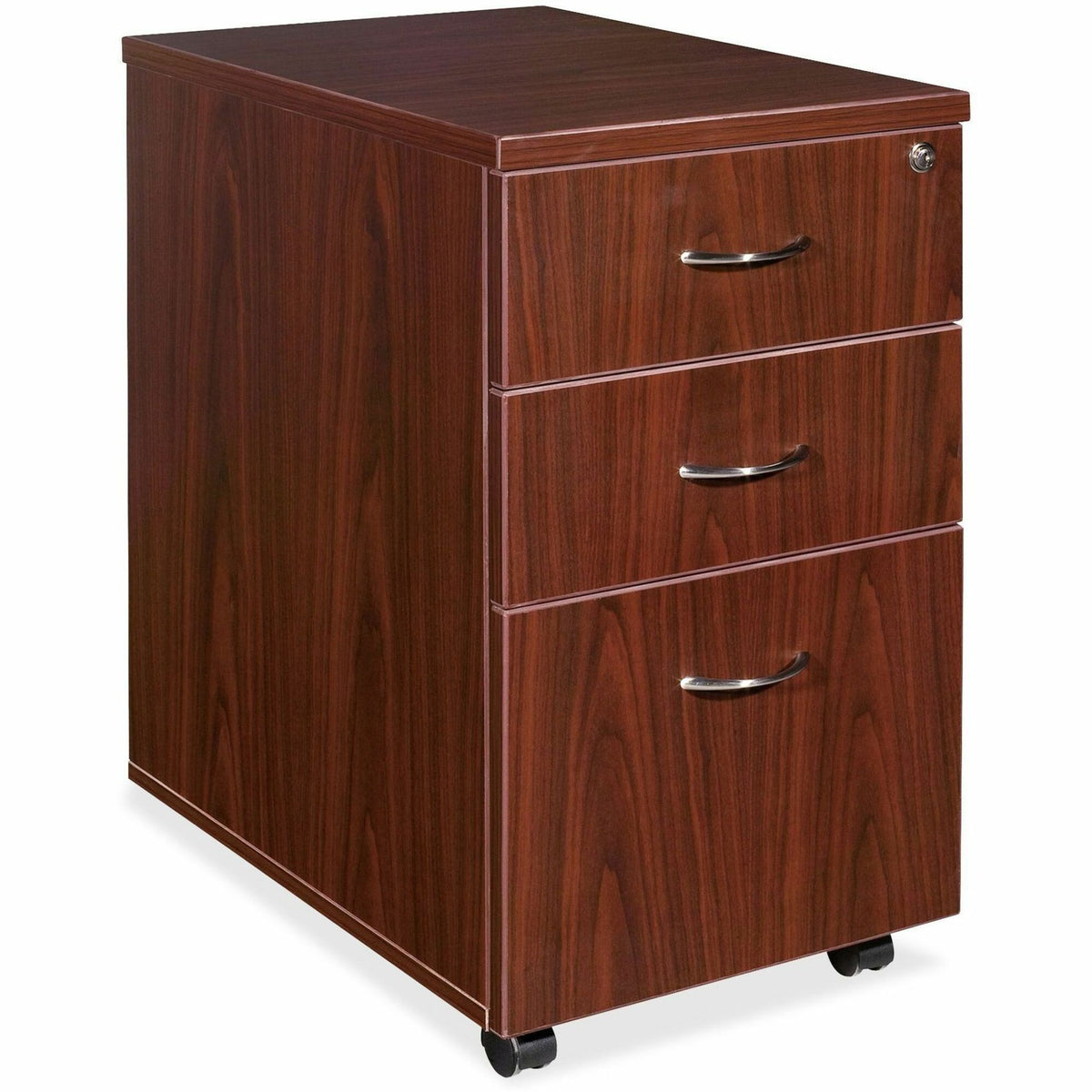 Lorell Essentials Series Box/Box/File Mobile File Cabinet - 28.6" Height x 15.7" Width x 22" Depth x 1" Thickness - Tota