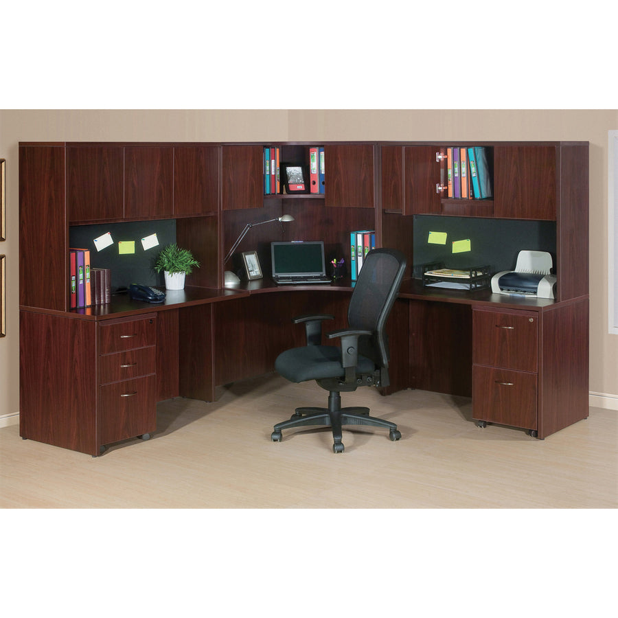 Lorell Essentials Series Box/Box/File Mobile File Cabinet - 28.6" Height x 15.7" Width x 22" Depth x 1" Thickness - Tota