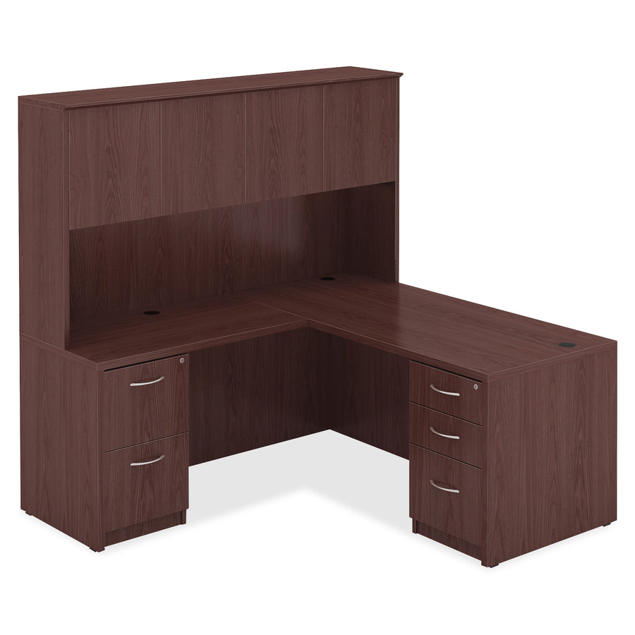 Lorell Essentials Series File/File Mobile File Cabinet - 28.6" Height x 15.7" Width x 22" Depth - Double Pedestal - 1 Ea