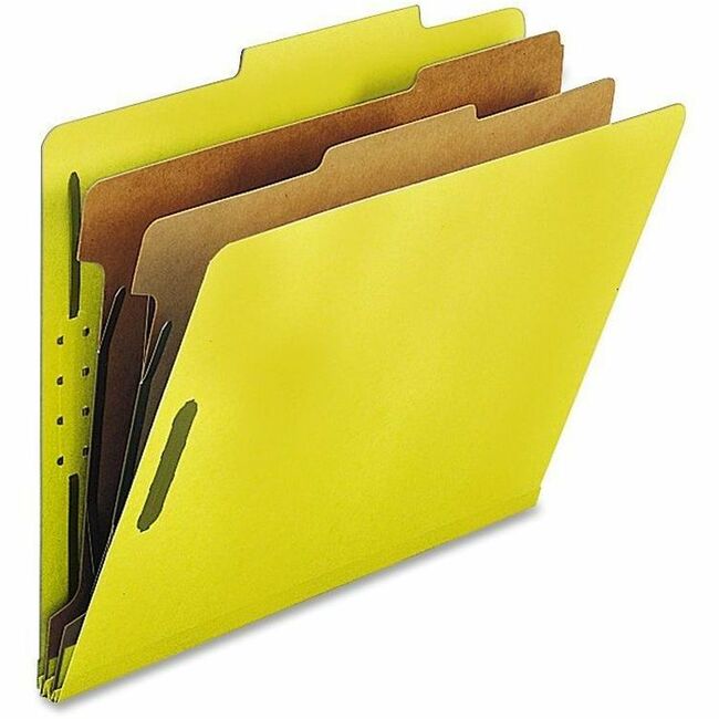 Nature Saver Letter Recycled Classification Folder - 8 1/2" x 11" - 2" Expansion - 2" for Folder - Top Tab Location - 2 