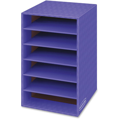 Fellowes 6-Compartment Shelf Organizer - 6 Compartment(s) - Compartment Size : 2.63" x 11" x 13" - 18" Height x 11.88" W