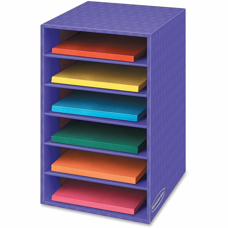 Fellowes 6-Compartment Shelf Organizer - 6 Compartment(s) - Compartment Size : 2.63" x 11" x 13" - 18" Height x 11.88" W