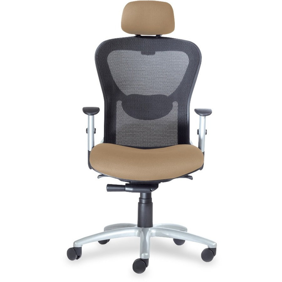 9 to 5 Seating Strata 1580 High Back Executive Chair - Champagne Seat Color - Polyester Seat Material - 5-star Base - 1 