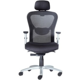 9 to 5 Seating Strata 1580 High Back Executive Chair - Coal Seat Color - Polyester Seat Material - 5-star Base - 1 Each