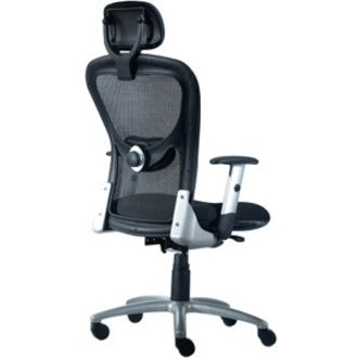 9 to 5 Seating Strata 1580 High Back Executive Chair - Coal Seat Color - Polyester Seat Material - 5-star Base - 1 Each
