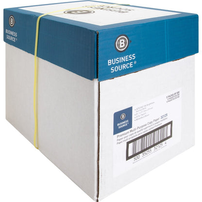 Business Source Premium Multipurpose Copy Paper - White - 92 Brightness - Letter - 8 1/2" x 11" - 20 lb Basis Weight - A