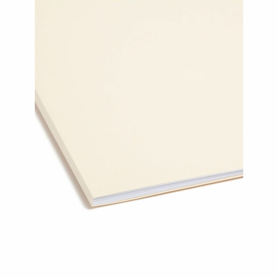 Smead 1/3 Tab Cut Letter Recycled Fastener Folder - 8 1/2" x 11" - 3/4" Expansion - 2 x 2S Fastener - Top Tab Location -