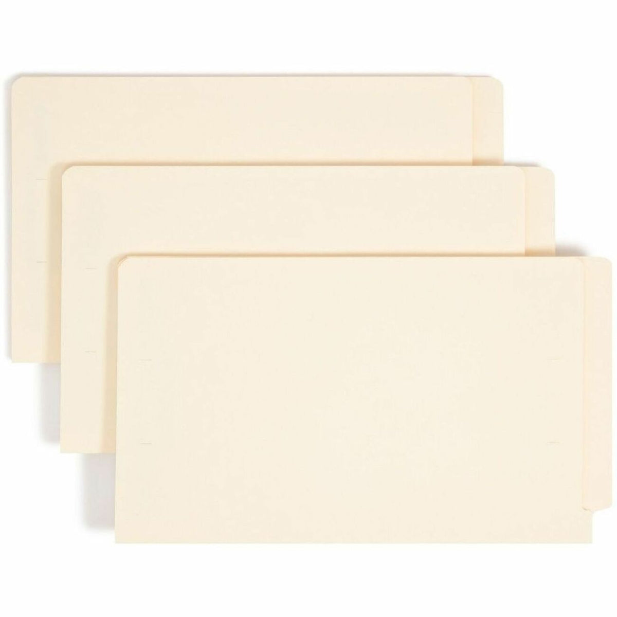 Smead Straight Tab Cut Letter Recycled Fastener Folder - 8 1/2" x 11" - 3/4" Expansion - 2 x 2S Fastener - 2" for Folder