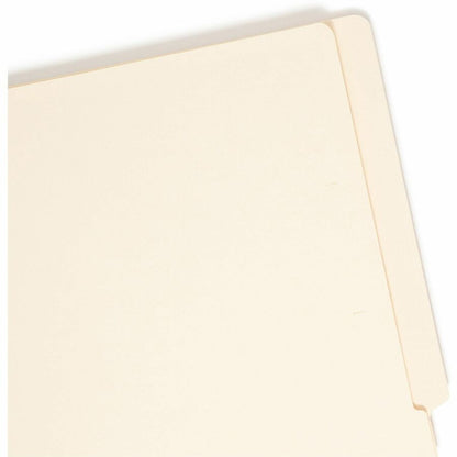 Smead Straight Tab Cut Letter Recycled Fastener Folder - 8 1/2" x 11" - 3/4" Expansion - 2 x 2S Fastener - 2" for Folder