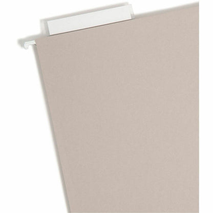 Smead TUFF Legal Recycled Hanging Folder - 8 1/2" x 14" - 2" Expansion - Top Tab Location - 14 pt. - Steel Gray - Tear R