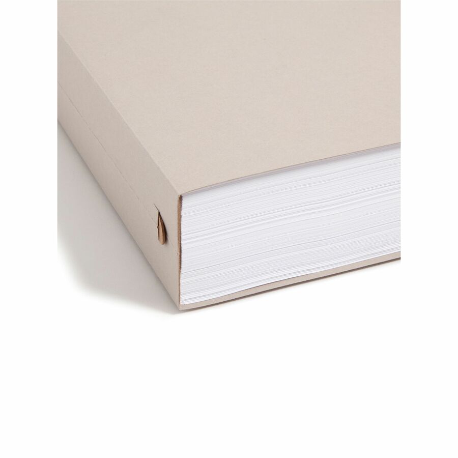 Smead TUFF Legal Recycled Hanging Folder - 8 1/2" x 14" - 2" Expansion - Top Tab Location - 14 pt. - Steel Gray - Tear R