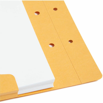 Smead Legal, Letter File Jacket - 8 1/2" x 14" - 3/4" Expansion - 1 Pocket - 7.5 pt. - Kraft - Pre-punched - 100 / Carto