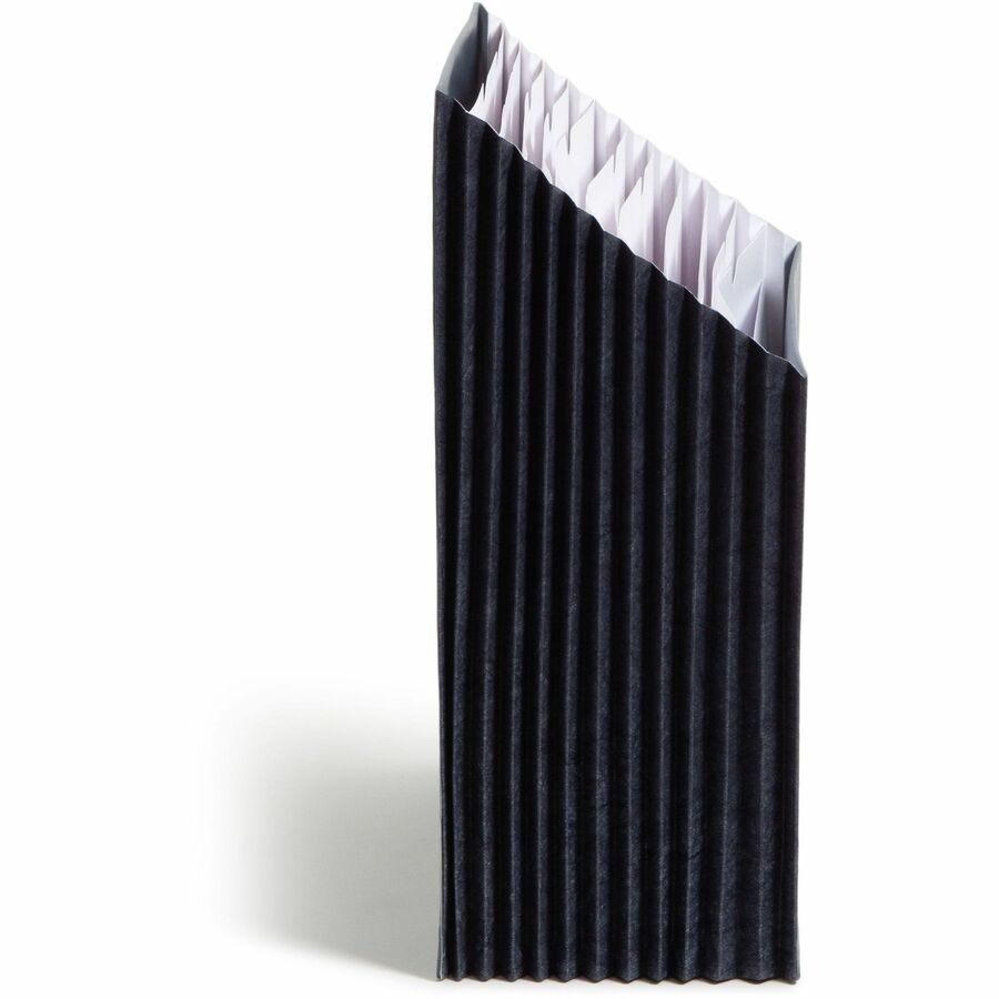 Smead 1/3 Tab Cut Letter Recycled Expanding File - 8 1/2" x 11" - 7/8" Expansion - 12 Pocket - Top Tab Location - Assort