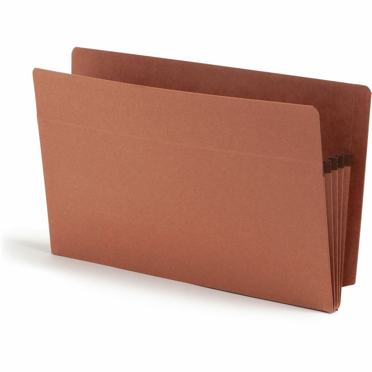 Smead Straight Tab Cut Legal Recycled File Pocket - 8 1/2" x 14" - 3 1/2" Expansion - 2 Plys - Redrope - Tear Resistant 