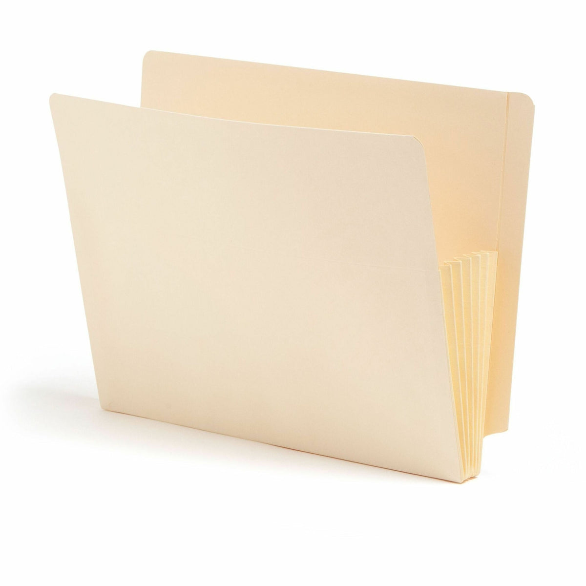 Smead Letter Recycled File Pocket - 8 1/2" x 11" - 5 1/4" Expansion - 2 Plys - Manila - Reinforced Tab, Tear Resistant G
