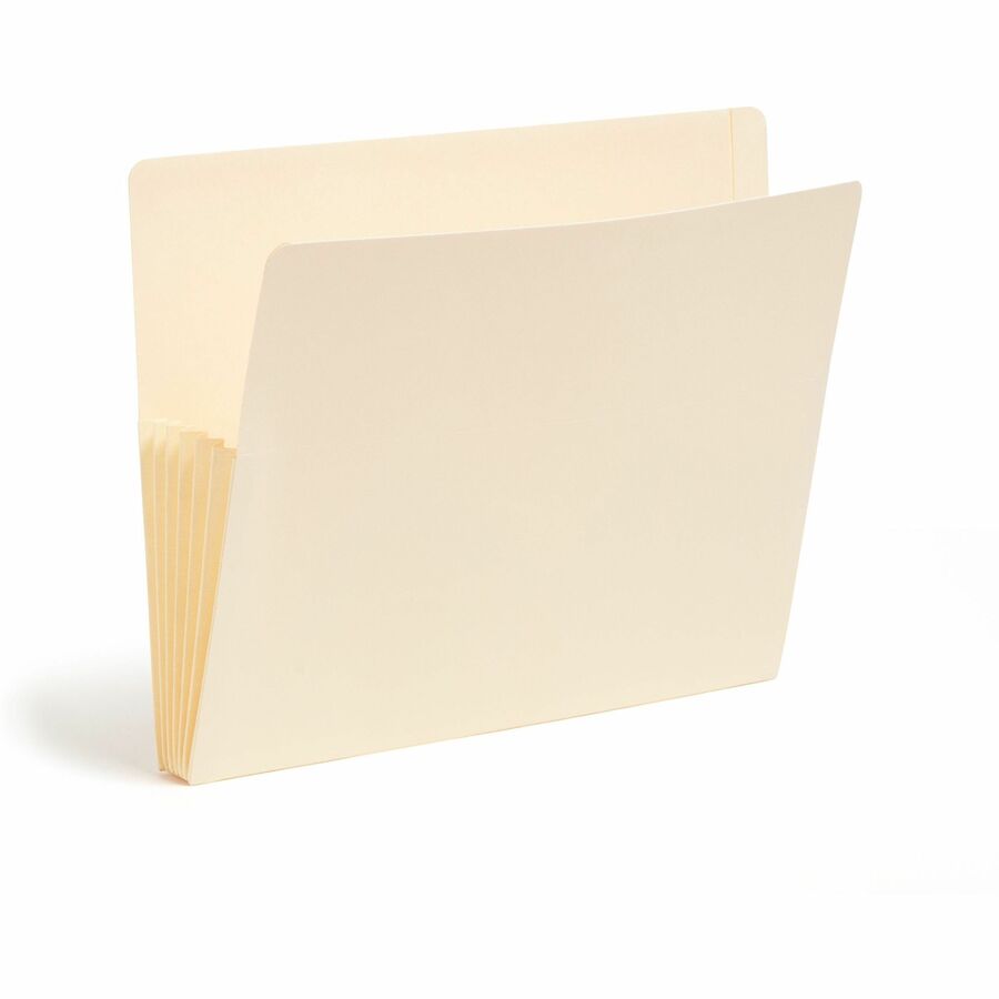 Smead Letter Recycled File Pocket - 8 1/2" x 11" - 5 1/4" Expansion - 2 Plys - Manila - Reinforced Tab, Tear Resistant G