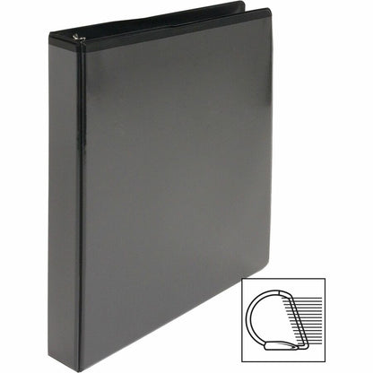Business Source Basic D-Ring View Binders - 1" Binder Capacity - Letter - 8 1/2" x 11" Sheet Size - Fastener: D-Ring - P